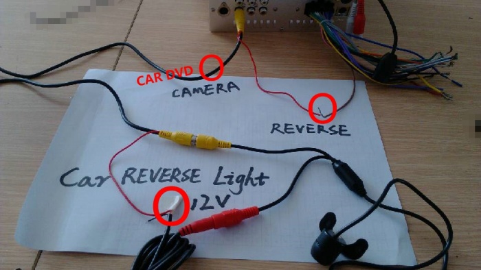 How to Connect Reverse Camera to Reverse Light 