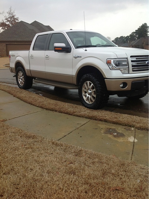 Lifted F150 Platinum Silver