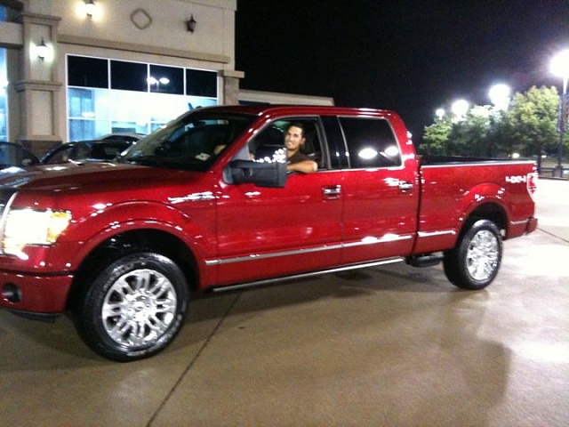 Ford f 150 red candy metallic paint #4