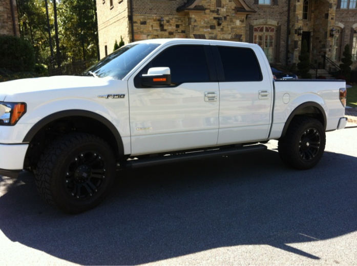 Lifted White F150 2004