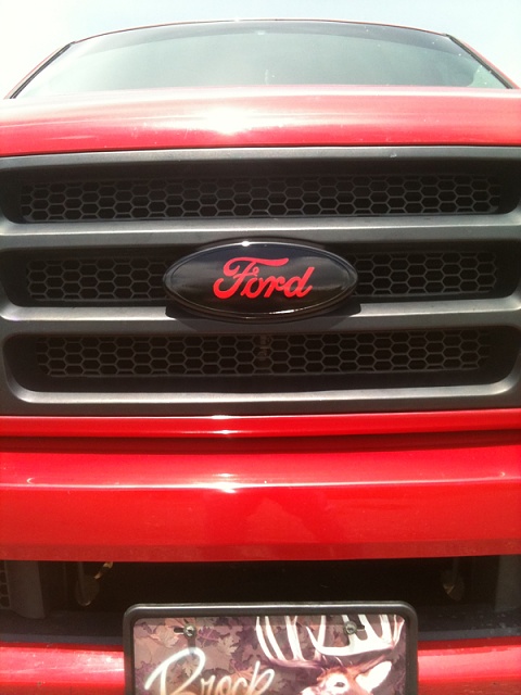 Black and red ford emblem #9