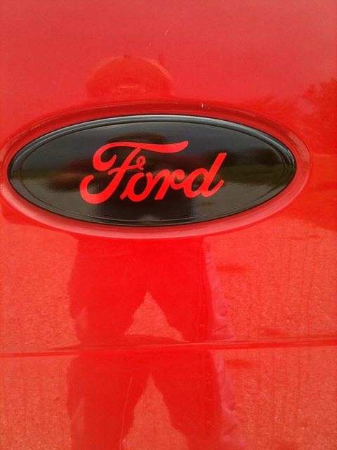 Black and red ford emblem #1