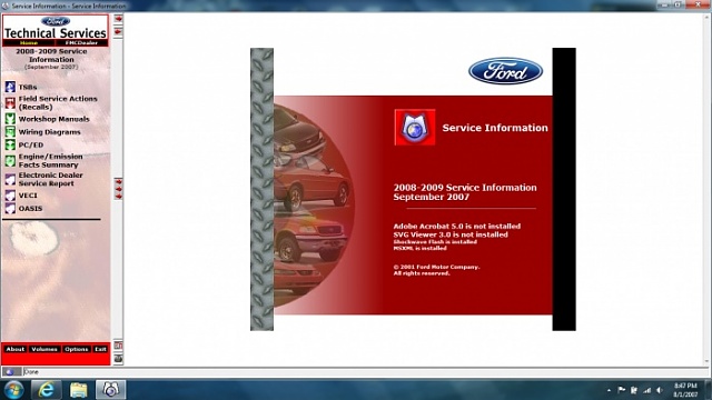Alfa img - Showing &gt; Ford Service Manuals
