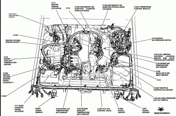 1996 ford f150 engine coolant temperature sensor
