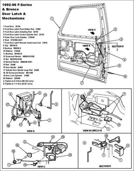 1980 F100 Door Latch/Rod Diagram Ford Truck Enthusiasts, 52% OFF