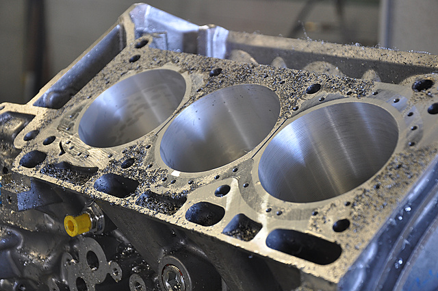Livernois Motorsports Powerstorm 3.5L Race Series Engine Build!-6-bore-cutting-small.jpg
