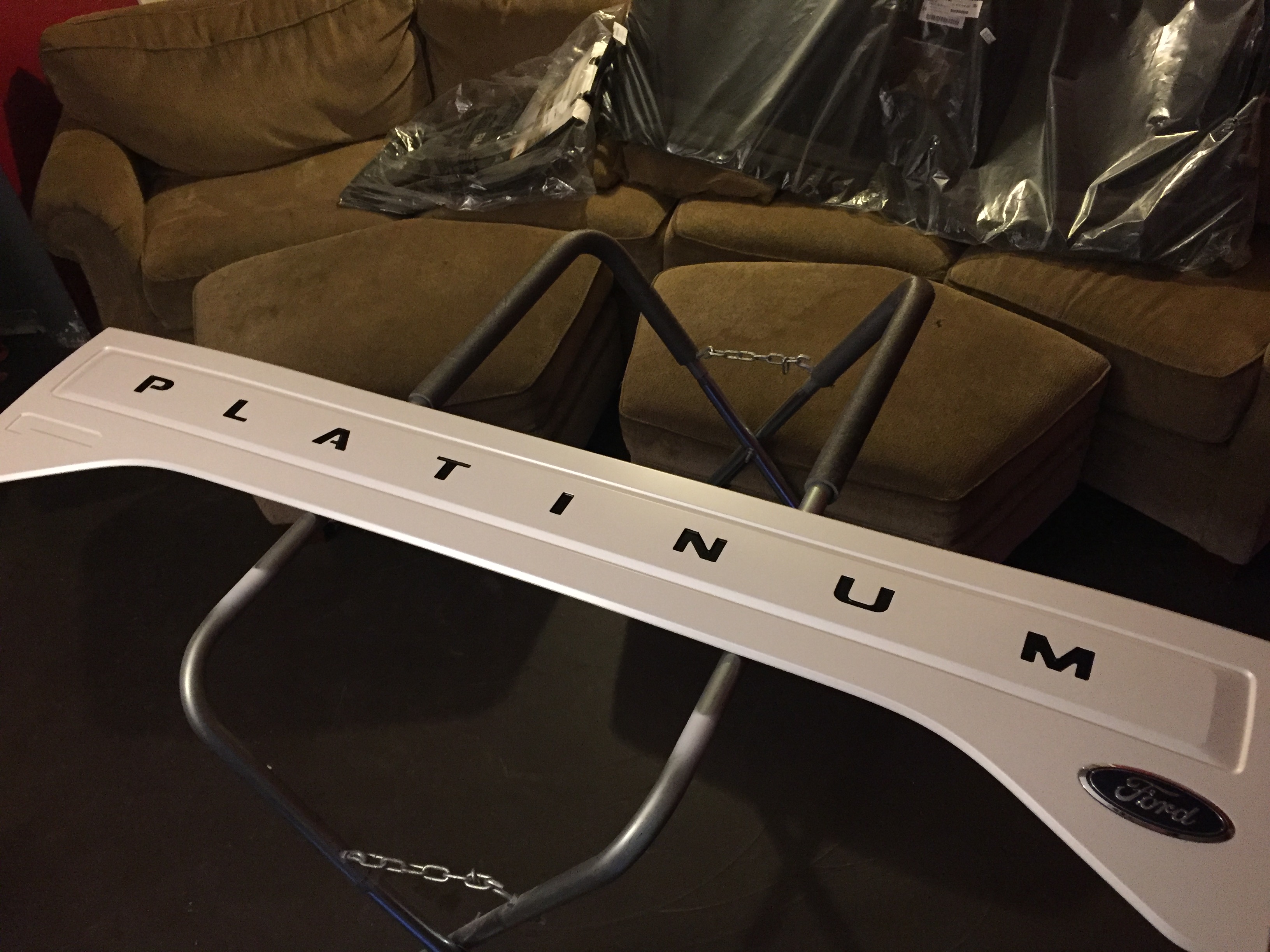 Painted My Platinum Tailgate Billboard Ford F150 Forum