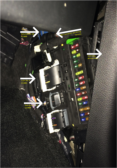 OEM Ambient Lighting Installed in 2015 XLT, MFT Controlled ... 2006 ford f150 wiring harness 