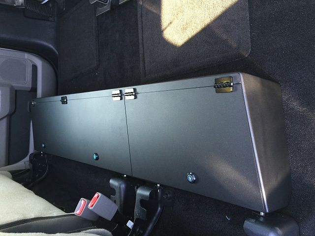 Locking Under Seat Storage 2015-2017 F150/ 2017 Raptor Super Cab Available Now!-2015-2017-f150-uss3.jpg