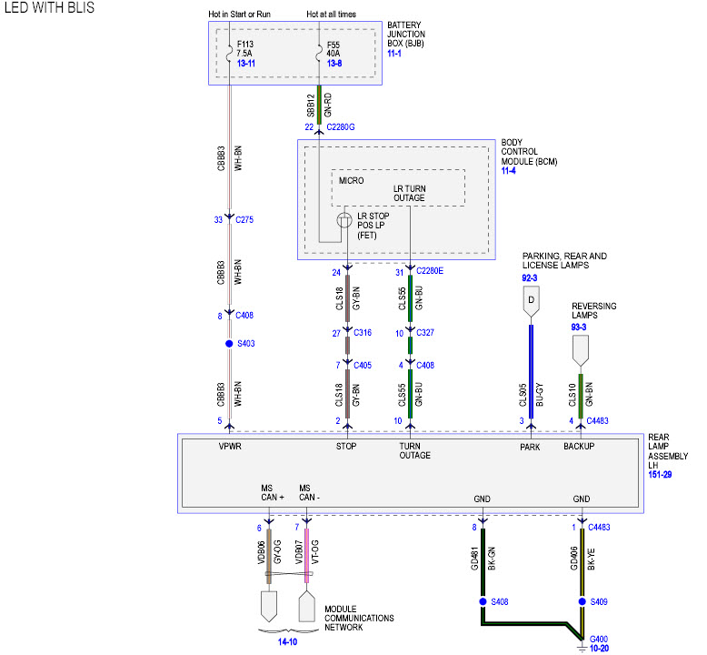 Led & Bliss tail light wiring diagram? - Ford F150 Forum - Community of  Ford Truck Fans Tail Light Wire Colors Ford F150 Forum