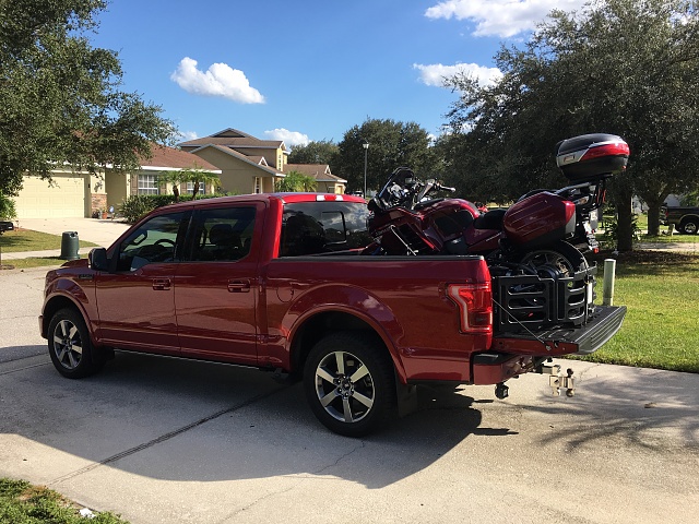 truck bed bike rack