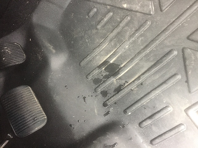 2016 f150 water leak on brake pedal-floorboard.jpg