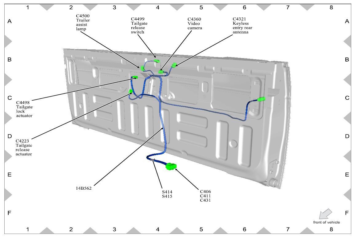 Ford Tailgate Camera Wiring Diagram from www.f150forum.com