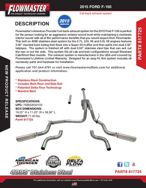 Flowmaster's American Thunder Cat-back System for the 2015 Ford F-150-lbbsjup.png