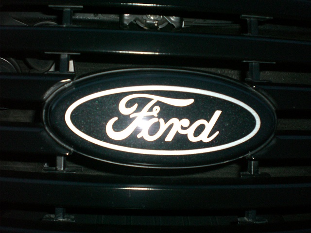 Black ford oval emblem for f150 #1