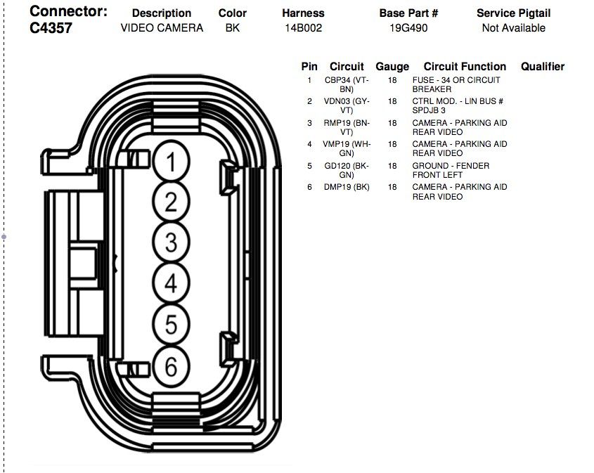 Factory Chevy Express Backup Camera Wiring Diagram from www.f150forum.com