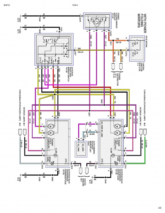 Retrofitting Power Folding Mirrors - '06 F150 - Page 3 ... 2007 f150 mirror wiring diagram 