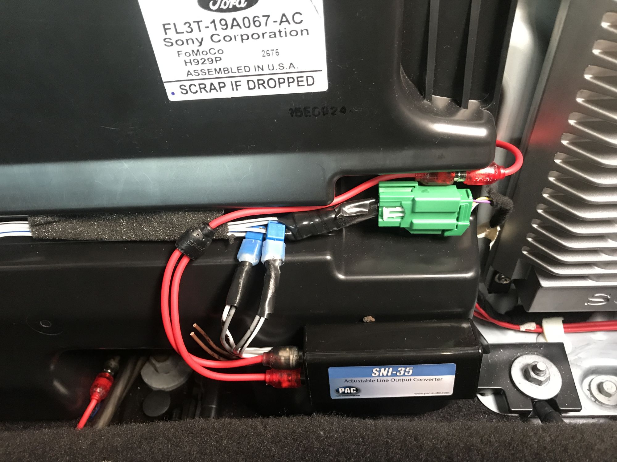 F150 Sony Subwoofer Wiring Diagram 