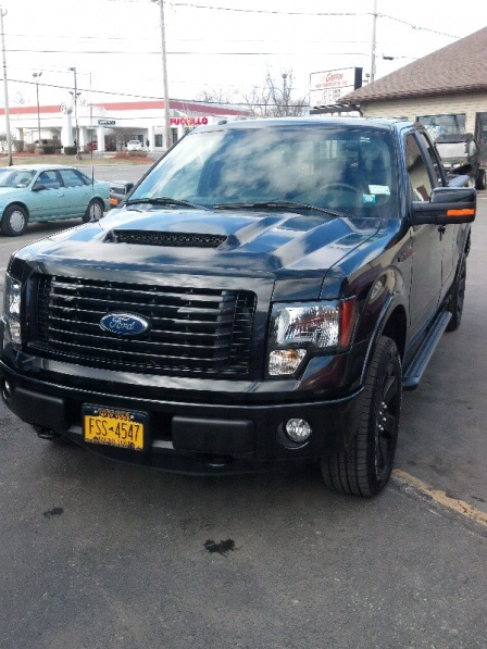 2011 Ford f150 hood scoops #3