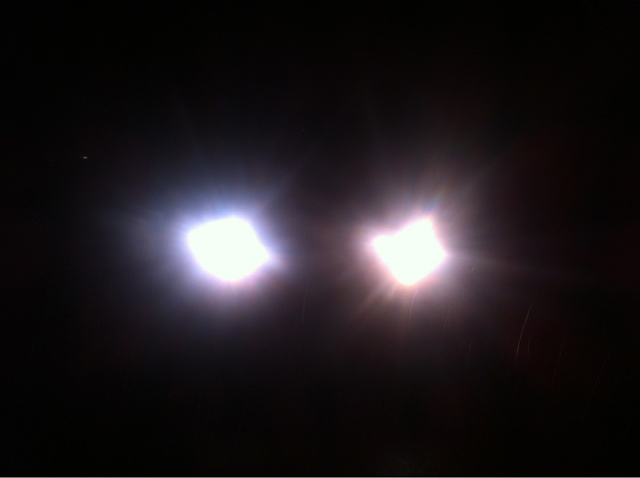 Installed piaa h13 9008 headlight bulbs on 2011 fx4. Comparison pics.-image-293996701.jpg