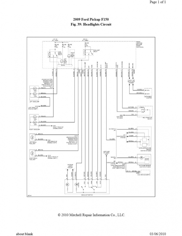 Headlight wiring diagram - Ford F150 Forum - Community of ... ford f 150 headlight wiring diagram 