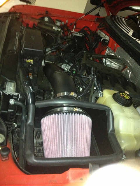 K&amp;N Cold Air Intake installed 5.0-image-1244622495.jpg