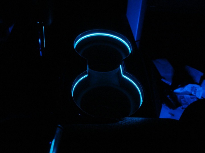 Poor Man's Ambient Light Cup Holder Ring, Installed - Page 3 - Ford ...