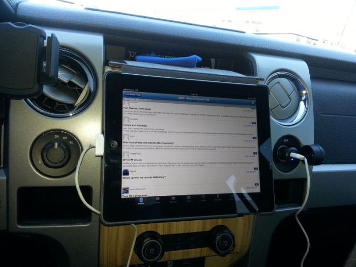 iPad mount (not in dash) - Ford F150 Forum - Community of Ford Truck Fans