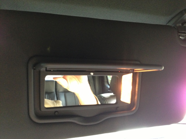 visor vanity mirror led