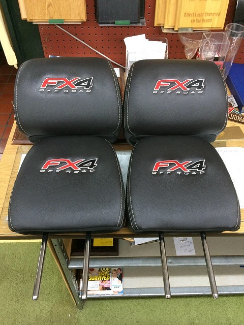 New embroidered headrest and console cover!-image.jpg