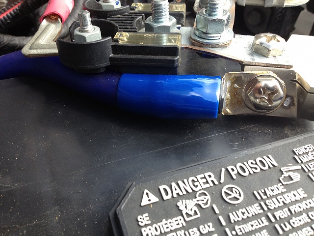 Stereo Build in 2013 Ford F150 FX4-power-wire-solder-installed.jpg