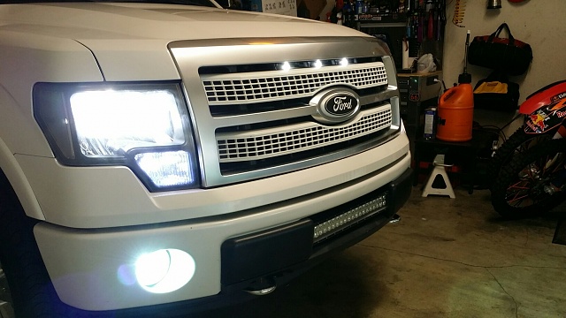 Raptor Style Grille Lifght Kits. Cheapest Kit Avail with the best Warranty-20150330_193112.jpg