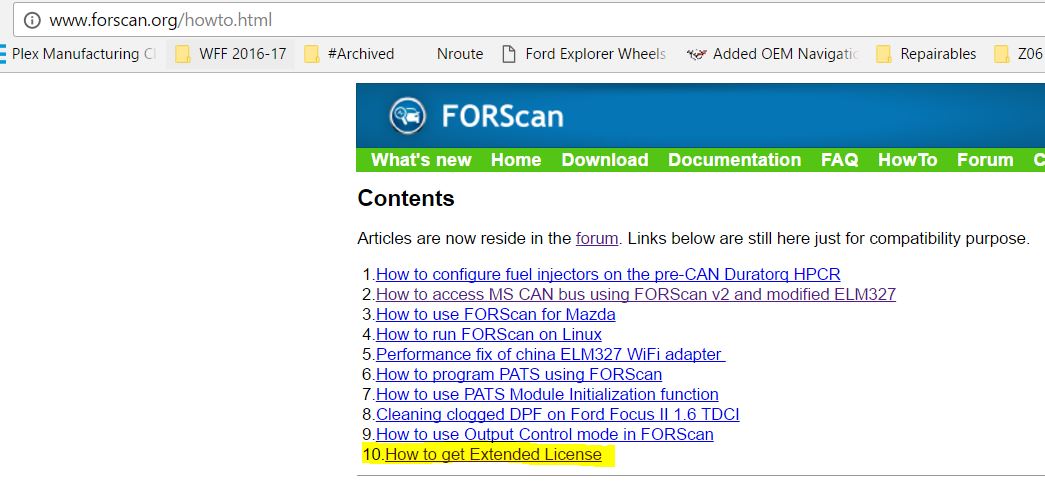 FORScan documentation
