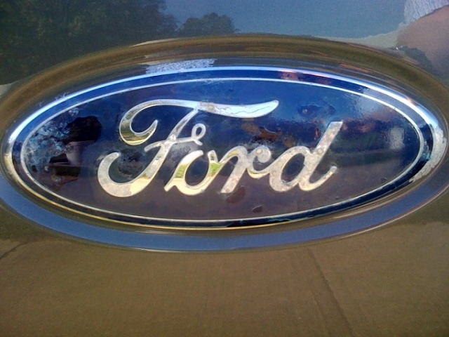 Ford truck emblem removal #2