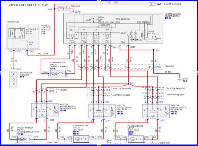 [DIAGRAM] 2000 F250 Power Window Wiring Diagram FULL Version HD Quality