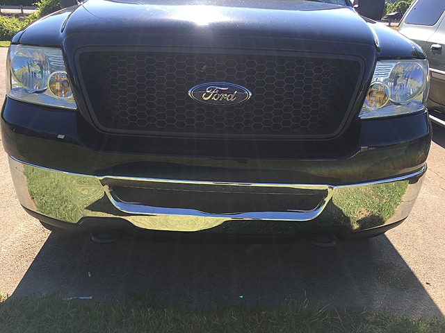 I have a 2008 F150 Can I switch my bumper to the bumper with the driving lights?-f150-my-bumper.jpg