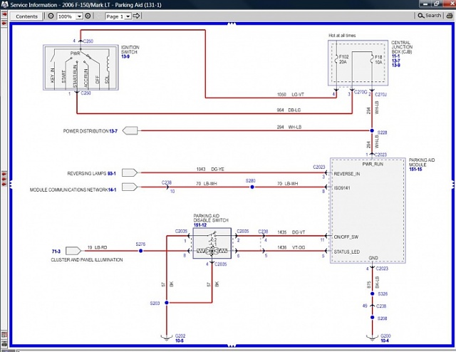 Parking Aid Wiring Diagrams - Ford F150 Forum - Community of Ford Truck