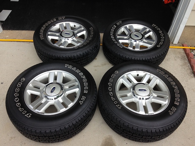 Set of 4 Ford F150 18&quot; OEM Wheels Rims with Near New Tires-photo-1-2-.jpg