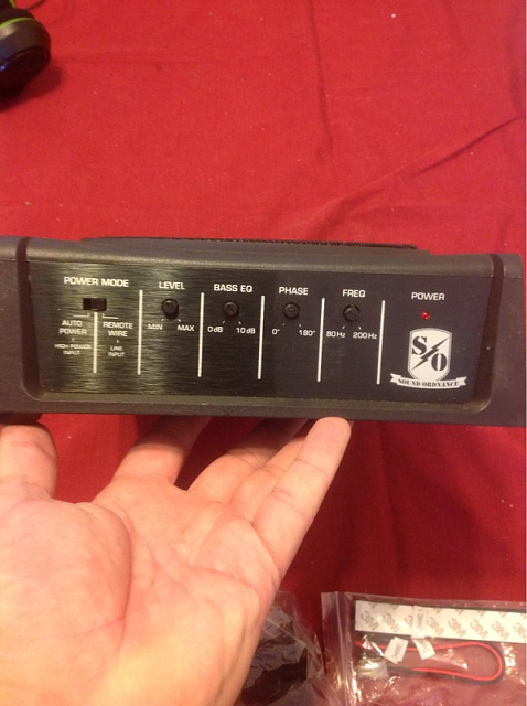 Sound ordenance 8&quot; B-8PT power sub.-image-1264946165.jpg