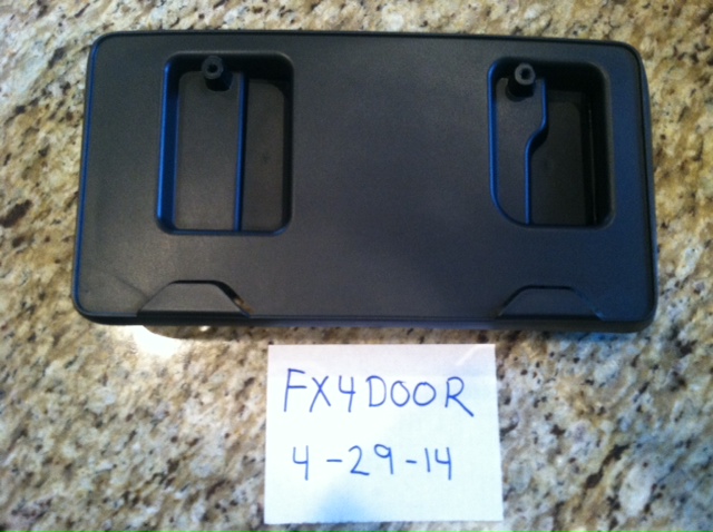 2009-2014 Ford F-150 Right Left Offset Front License Plate Bracket-photo.jpg