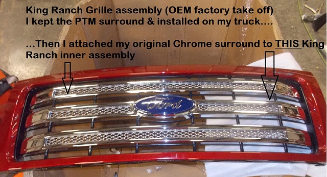 2009-2014 CHROME Grille assembly &amp; Surround!-king-ranch-ptm-grille-surround.jpg