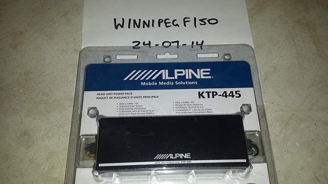 For Sale - Alpine KTP-445 Amp and Bluetooth Harness-20140724_155815.jpg