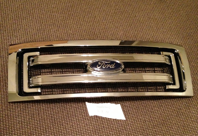 09+ OEM ford chrome c-clamp grille-image-1578732256.jpg