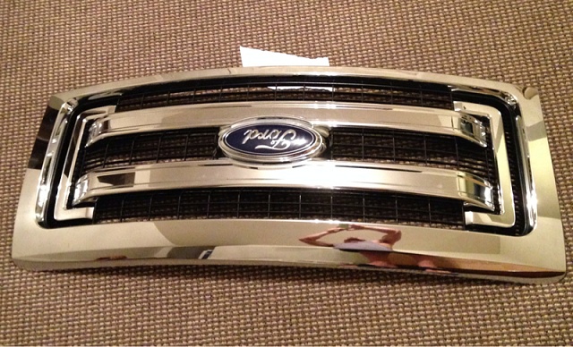 09+ OEM ford chrome c-clamp grille-image-1432612170.jpg