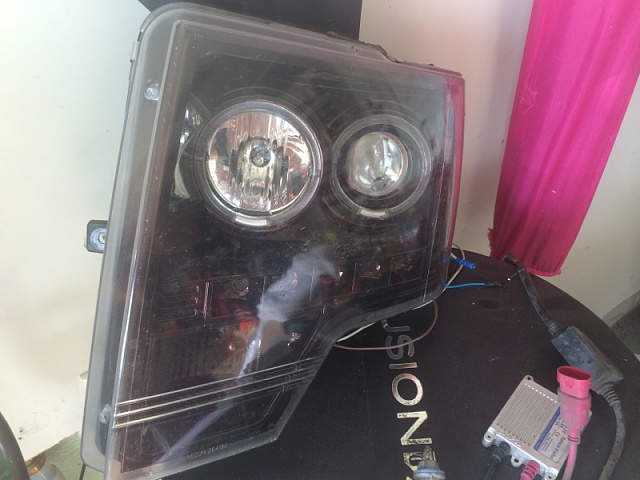 F/S halo black projector HID headlights-image-1250062538.jpg