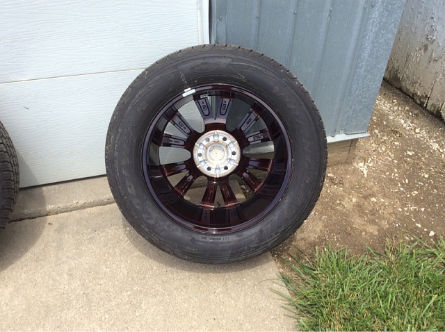 2015 OEM 20&quot; PVD Chrome Wheels and 275/55/20 Goodyear Wrangler Tires-image-314931494.jpg