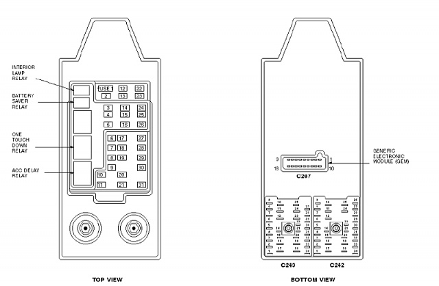 Ford F 150 Fuse Box Diagram