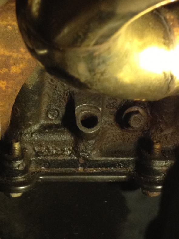 2001 Broken oil dipstick tube at the block Ford F150 Forum