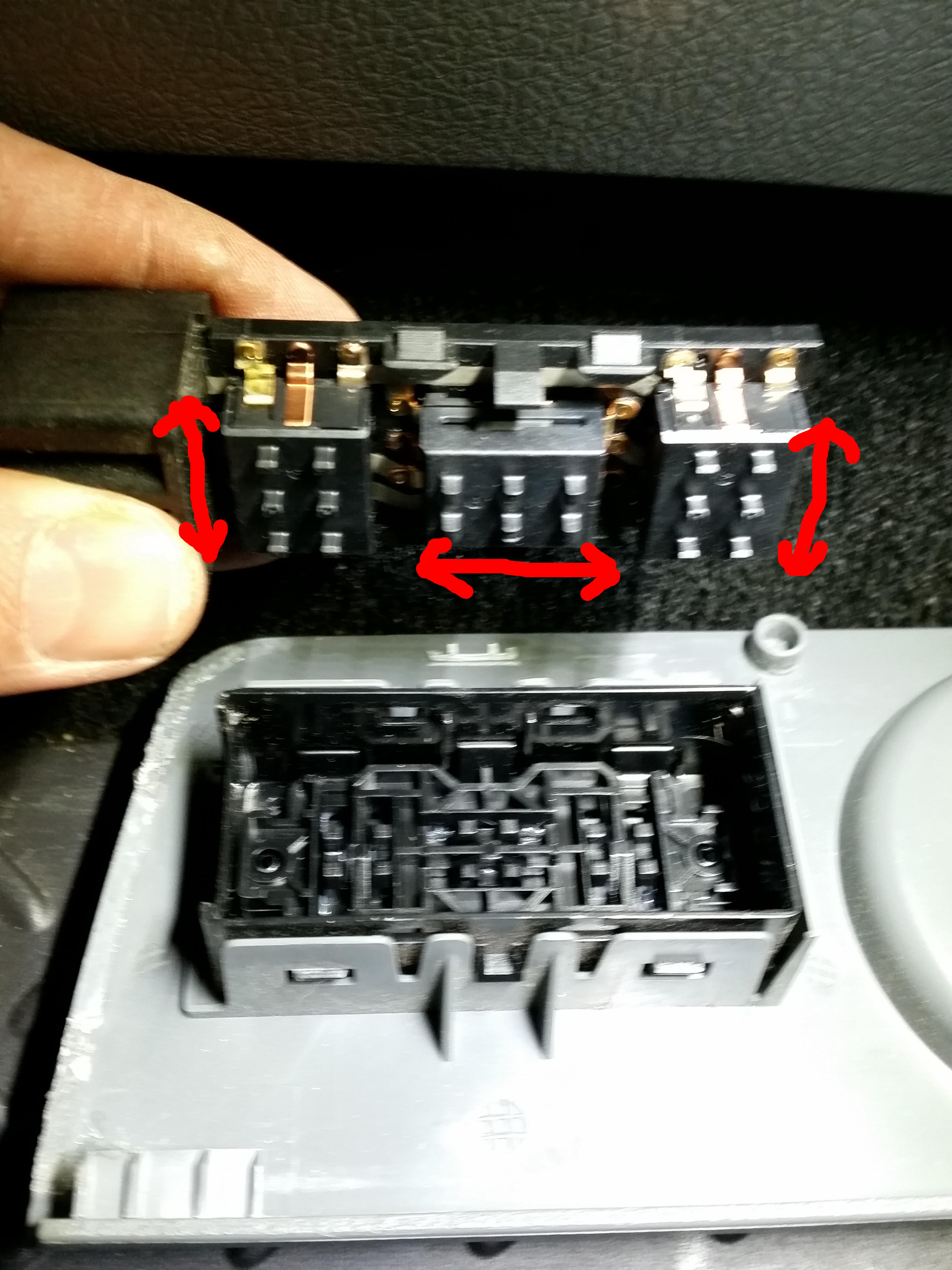 A fix for power seat not going forward/backward - Ford ... 3 rocker switch wiring diagram 