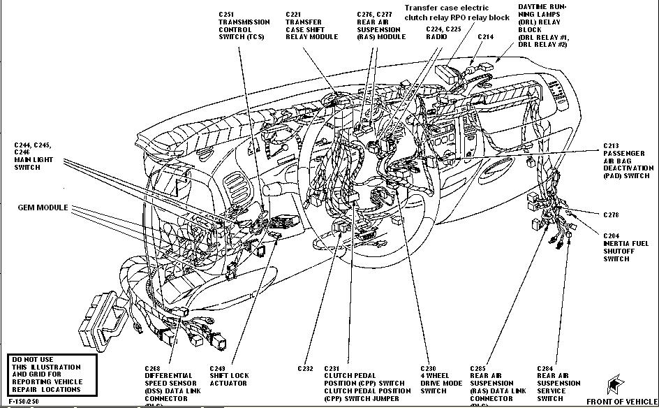 1997 Ford F 150 Transmission Wiring Harness Diagram Wiring